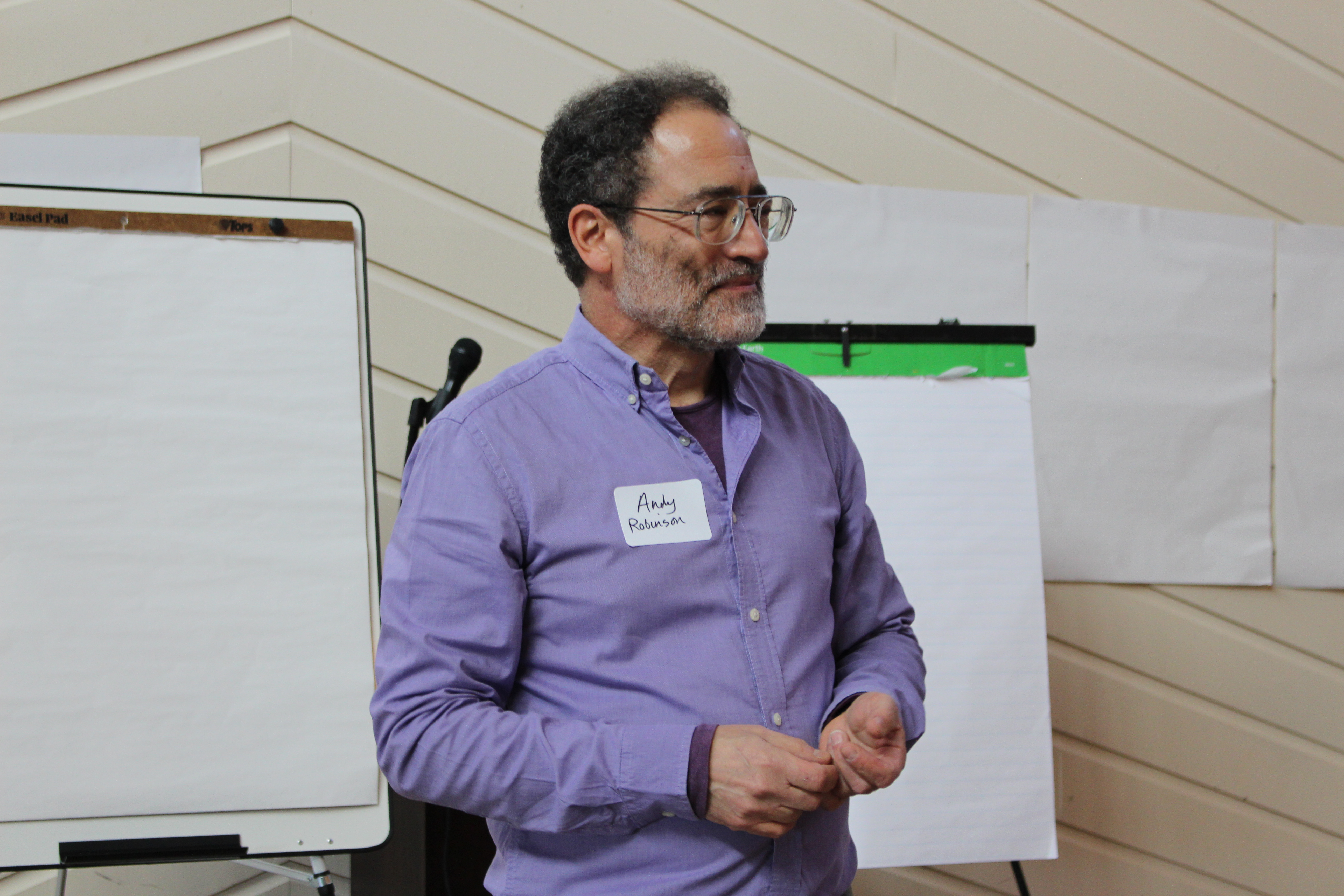 Andy Robinson facilitating an Adirondack Nonprofit Network training