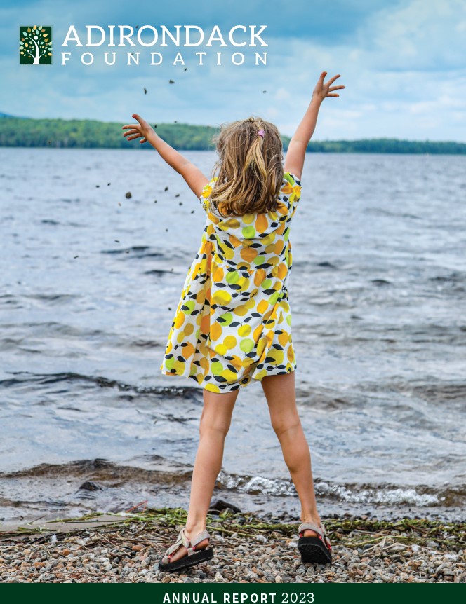 little girl tossing rocks into lake