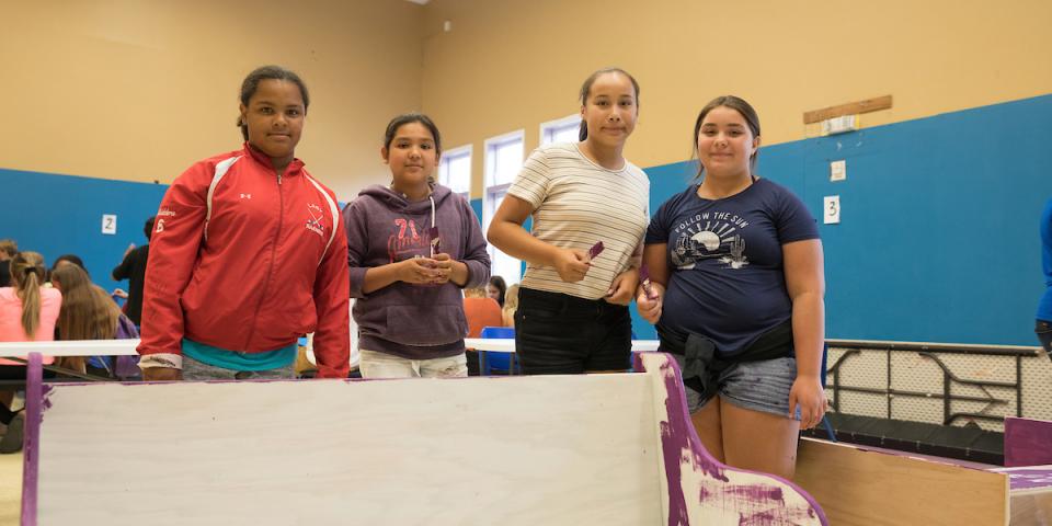 Kids at the Akwesasne Boys and Girls Club