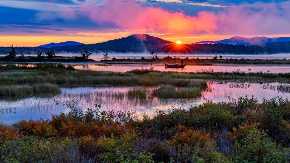 Sunrise in Tupper Lake